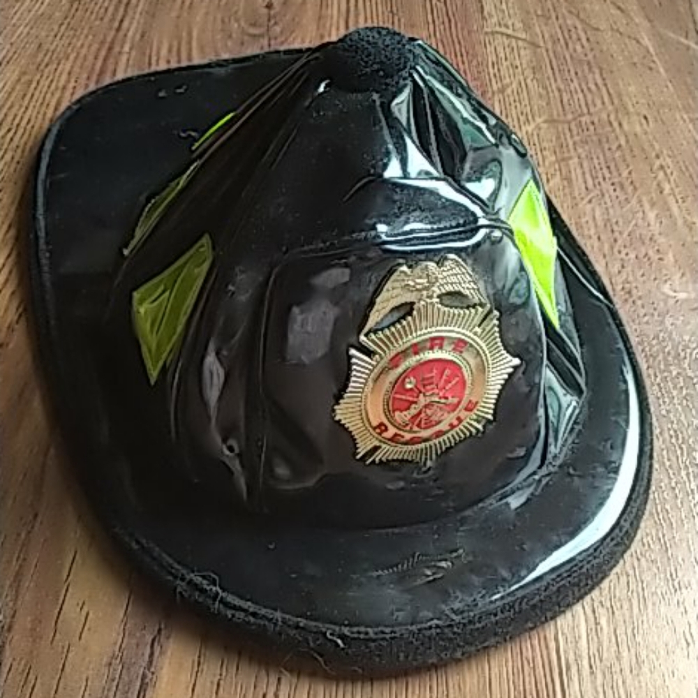 Fire fighter costume hat one size fits most kids